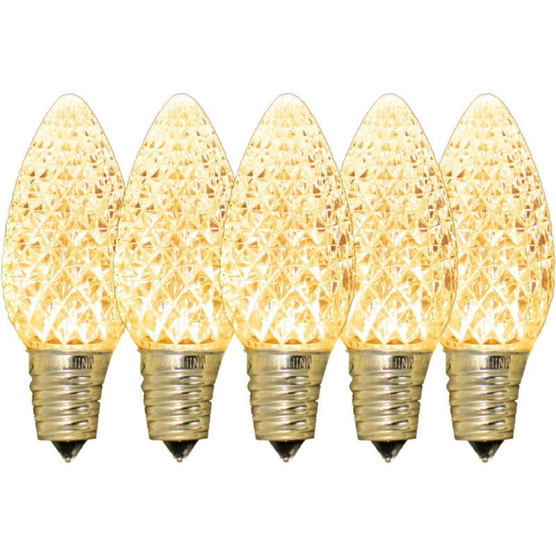 LED Faceted Clear Light Bulbs