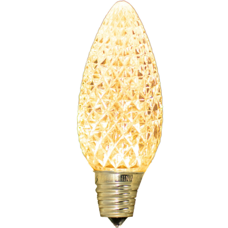 LED Faceted Clear Light Bulbs