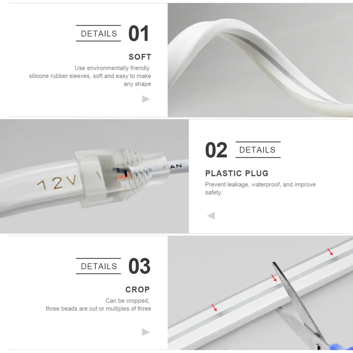LED Flexible Neon Light Strip with Smart Control, photo 3 of 8