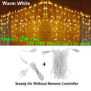 GobekUsa LED Icicle String Lights - Outdoor Holiday Decor