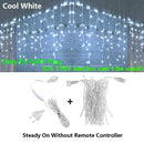 GobekUsa LED Icicle String Lights - Outdoor Holiday Decor