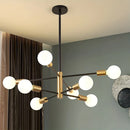GobekUsa LED Magic Bean Chandelier for Indoor Lighting
