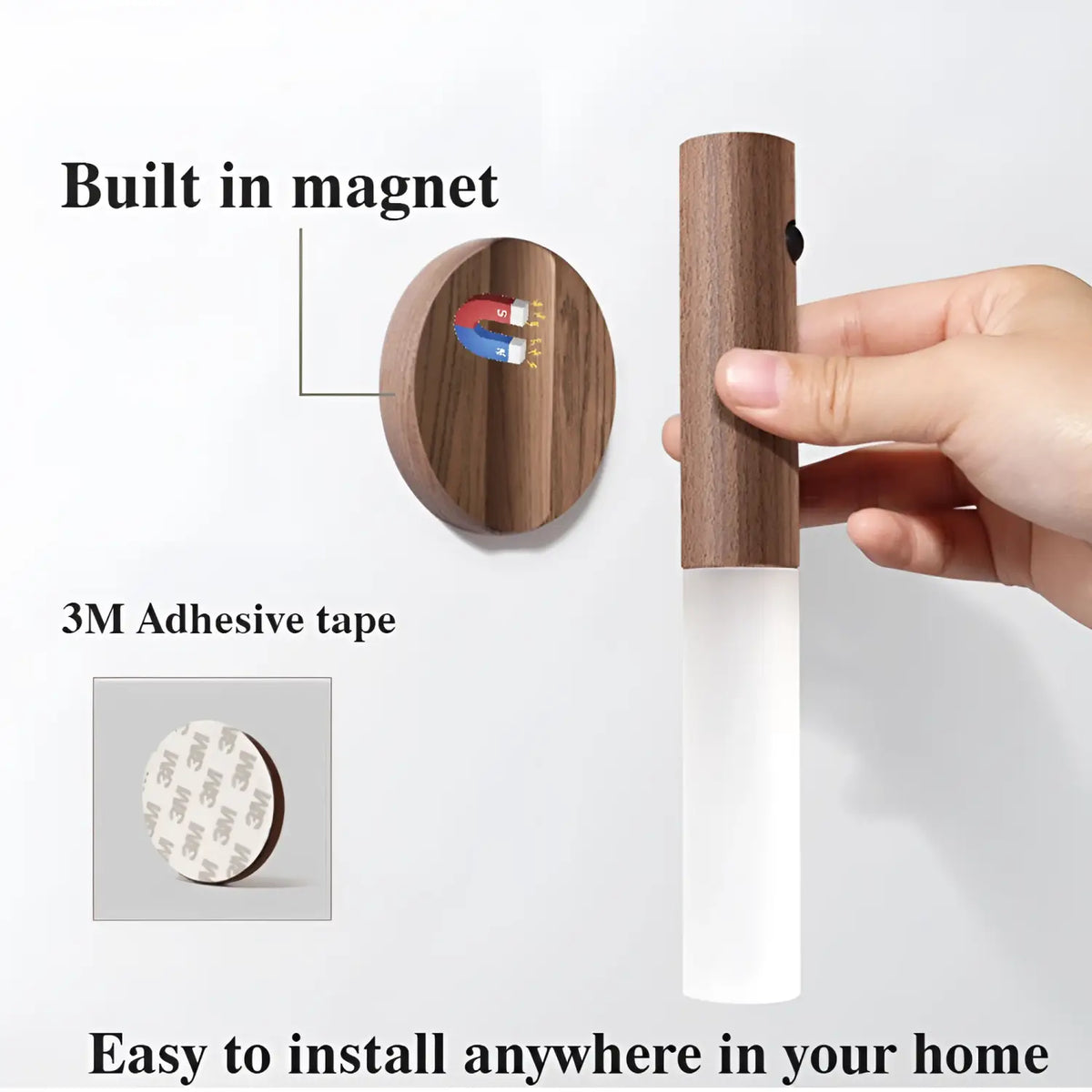 LED Magnetic Light - USB Rechargeable Motion Sensor, photo 3 of 7