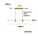 GobekUsa LED Marble Hanging Lamps - White Alabaster