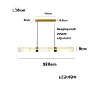 GobekUsa LED Marble Hanging Lamps - White Alabaster