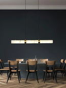 GobekUsa LED Marble Hanging Lamps - White Alabaster