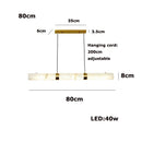 GobekUsa LED Marble Hanging Lamps - White Alabaster