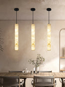 GobekUsa LED Marble Hanging Lamps - White Alabaster