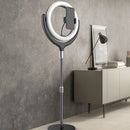 GobekUsa LED Mirror Lamp with Rotatable Ring, USB Live Fill and Metallic Shade - Modern Black/White Design