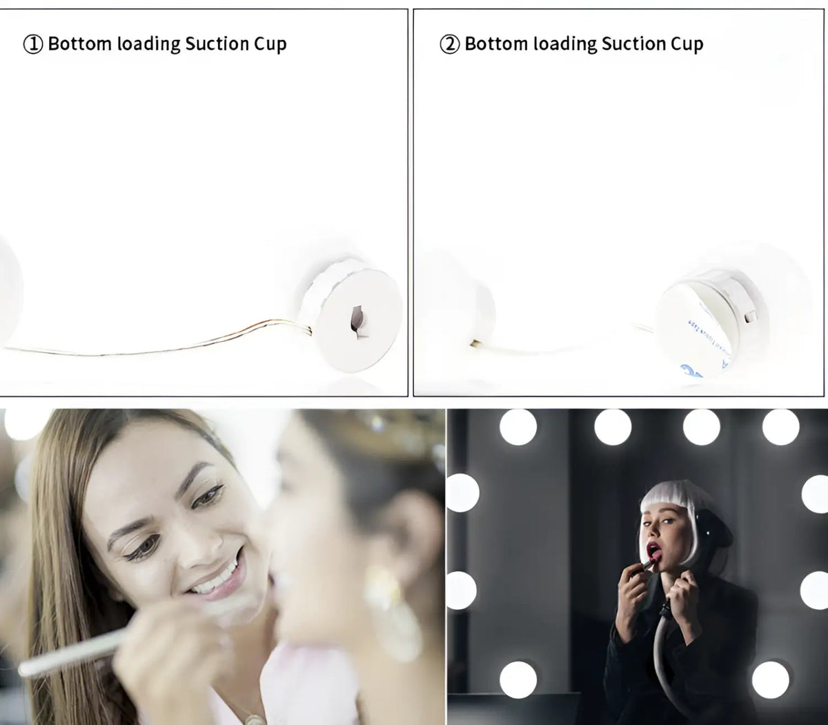 LED Mirror Light Bulbs with USB Touch Switch for Vanity & Dressing Table, photo 9 of 21