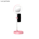 GobekUsa LED Mirror Light - Metallic Black/Pink/Blue Finish, Simple Style, USB Port, Fill-in Lighting