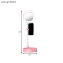 GobekUsa LED Mirror Light - Metallic Black/Pink/Blue Finish, Simple Style, USB Port, Fill-in Lighting