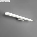 GobekUsa LED Nickel Wall Sconce Light with Modern Style for Toilets – Elongated Acrylic Vanity Lighting