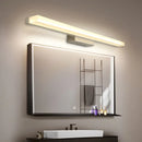 GobekUsa LED Nickel Wall Sconce Light with Modern Style for Toilets – Elongated Acrylic Vanity Lighting