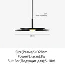 GobekUsa LED Nordic Flying Saucer Chandelier - Modern Decor