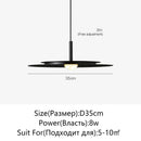 GobekUsa LED Nordic Flying Saucer Chandelier - Modern Decor
