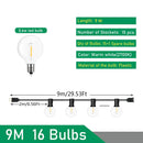 GobekUsa LED Outdoor String Lights for Wedding Party