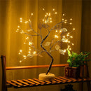 GobekUsa LED Rose Leaf Table Lamp USB Christmas Tree Fairy Light Night Lights Home DIY Party Wedding Bedroom Decoration Mother's Day Gift