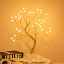 GobekUsa LED Rose Leaf Table Lamp USB Christmas Tree Fairy Light Night Lights Home DIY Party Wedding Bedroom Decoration Mother's Day Gift