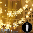 GobekUsa LED Snowflake Christmas Home Decorations 2024 - Xmas Gift