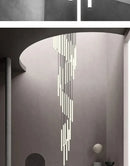 GobekUsa LED Spiral Staircase Chandelier for Home