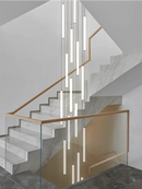 GobekUsa LED Spiral Staircase Chandelier for Home Decor