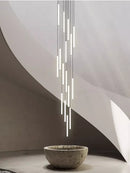 GobekUsa LED Spiral Staircase Chandelier - Modern Home Lighting