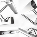 GobekUsa LED Stainless Steel Linear Vanity Fixture - Contemporary 16"/21.5" Dia Wall Mounted Light for Bathroom