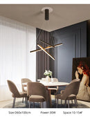 GobekUsa LED Stair Ceiling Chandelier for Living Room
