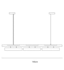 GobekUsa LED Strip Pendant Lights for Modern Home Dining