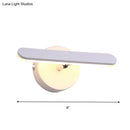 GobekUsa LED Vanity Lighting Fixture - Modern White Wall Lamp for Bathroom with Natural/Warm Light