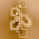 LED Wall Light for Bedroom with Unique Geometric Wall Art