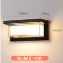 LED Wall Light Lamp with PIR Motion Sensor and Waterproof