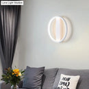 GobekUsa LED Wall Sconce with Acrylic Shade: Simple Style, White Round/Square Design, Warm/White Light