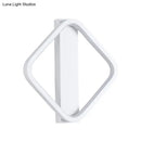 GobekUsa LED Wall Sconce with Acrylic Shade: Simple Style, White Round/Square Design, Warm/White Light