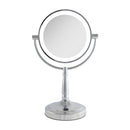 Lighted Makeup Mirror with Magnification & Cordless