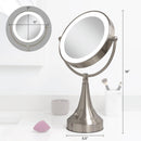 Lighted Makeup Mirror with Magnification & Battery/Cordless