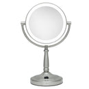 Lighted Makeup Mirror with Magnification & Cordless