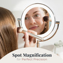 Laguna Lighted Makeup Mirror with Magnification