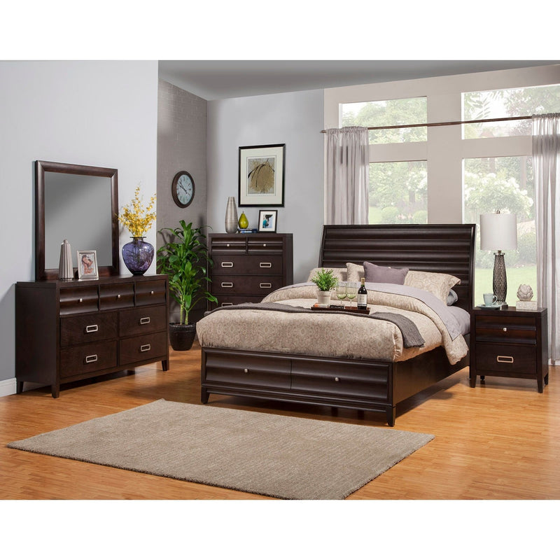 Legacy Storage Bed, Black Cherry