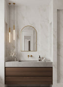 Arched Mirror - Brass Bathroom Mirror