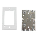 Legrand 5748WH Wiremold Single-Gang Shallow Switch and Receptacle Box Fitting
