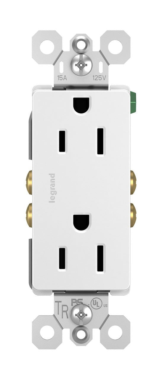 Legrand 885TR radiant® 15A Tamper-Resistant Decora Outlet