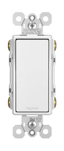 Legrand TM874 radiant® 15A 4-Way Switch, White