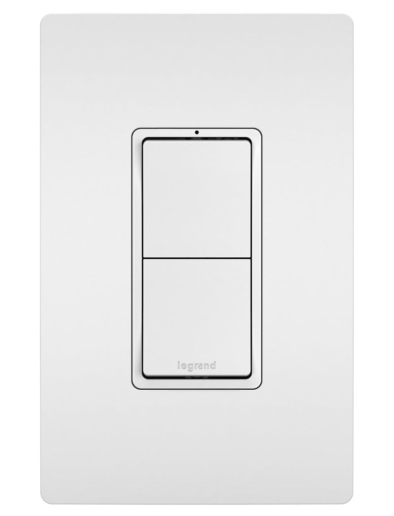 Legrand RCD11 radiant® 15A Two Single-Pole Switches