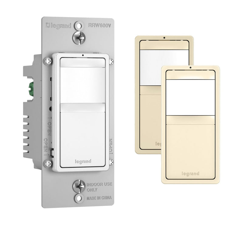 Legrand RRW600VTC Radiant® Single Pole 3-Way Vacancy Sensor