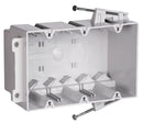 Legrand S3-54-RAC 3 Gang New Work Switch and Outlet Box