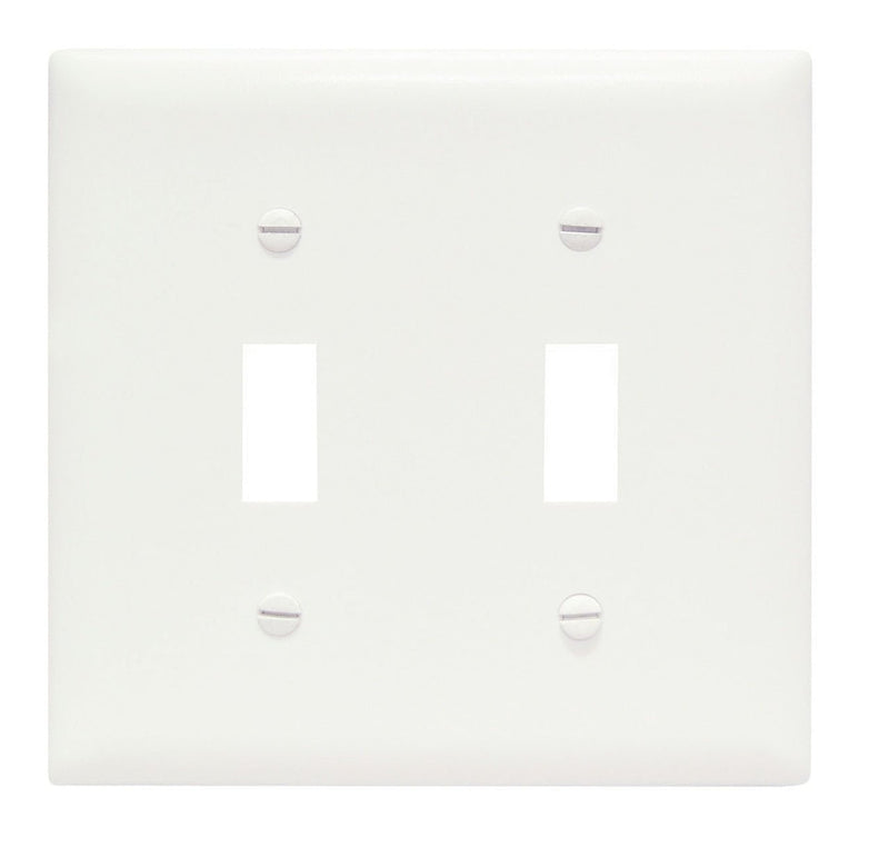 Legrand TP1W Thermoplastic Toggle/Duplex Wall Plate