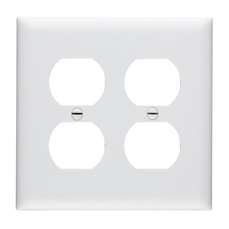 Legrand TP1W Thermoplastic Toggle/Duplex Wall Plate