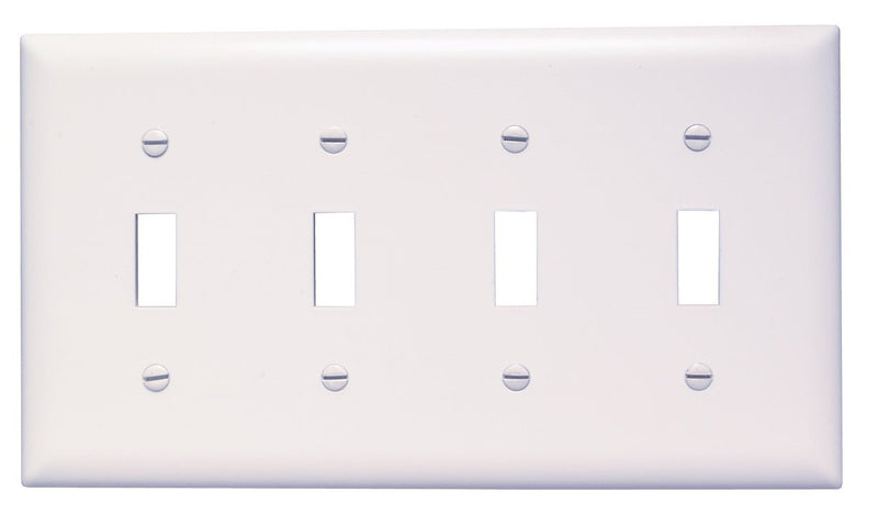 Legrand TP1W Thermoplastic Toggle/Duplex Wall Plate